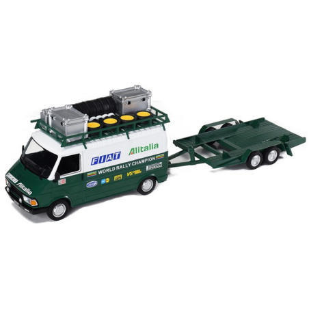 Fiat Camion 242 alitalia Rally + remorque